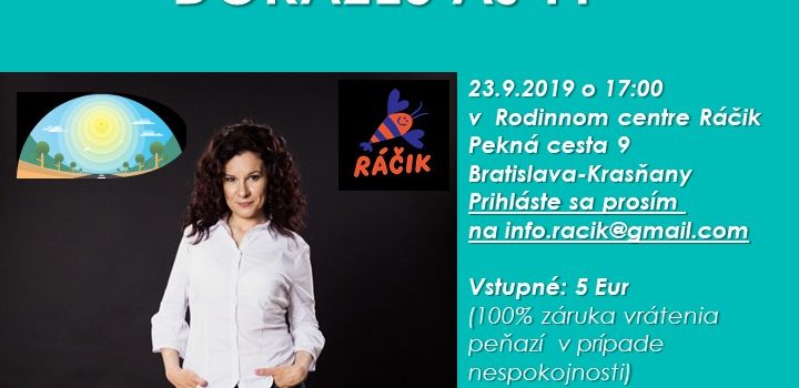 Prednáška: Ako som zachránila les, jazero a kravy a ako to jednoducho dokážeš aj ty Prednáška: Ako som zachránila les, jazero a kravy a ako to jednoducho dokážeš aj ty