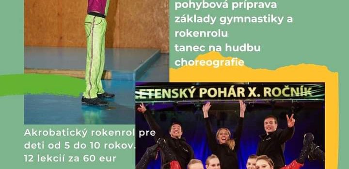 OTVÁRAME KURZ ŠPORTOVÉHO TANCA A ZÁKLADNEJ GYMNASTIKY ???‍♂️