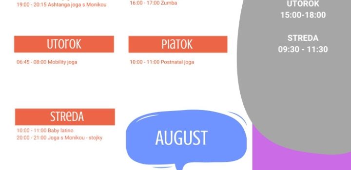 PROGRAM AUGUST 2022