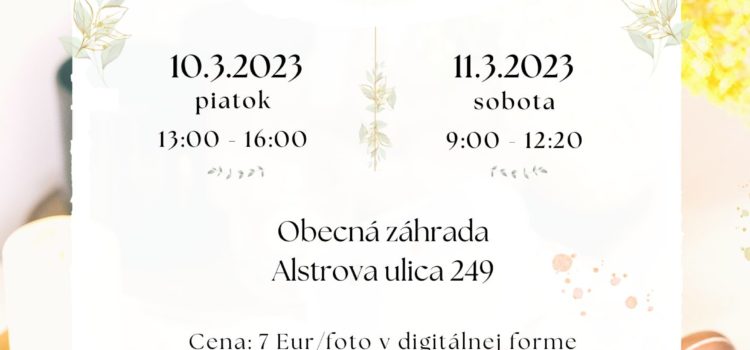Veľkonočné outdoorové fotenie so živým zajkom??