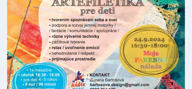 Artefiletika – workshop pre deti (4-5 rokov)