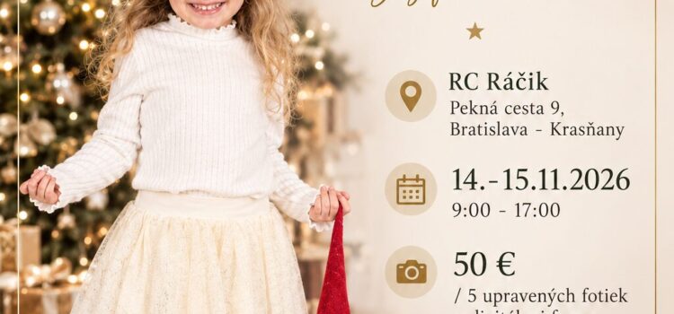 Vianočné rodinné fotenie v RC Ráčik s Jozefom Pollákom Vianočné rodinné fotenie v RC Ráčik s Jozefom Pollákom